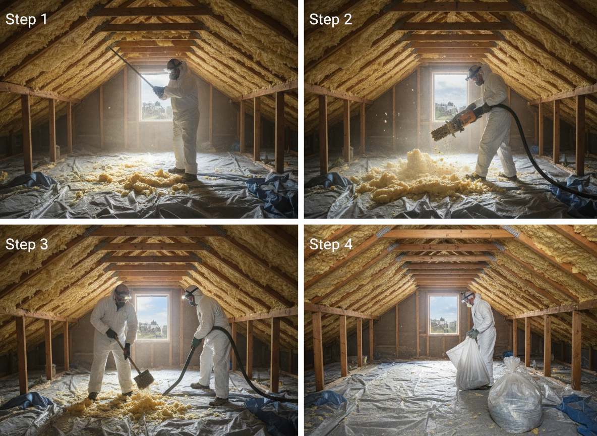Step-by-Step Guide to Removing Spray Foam from Taunton Lofts