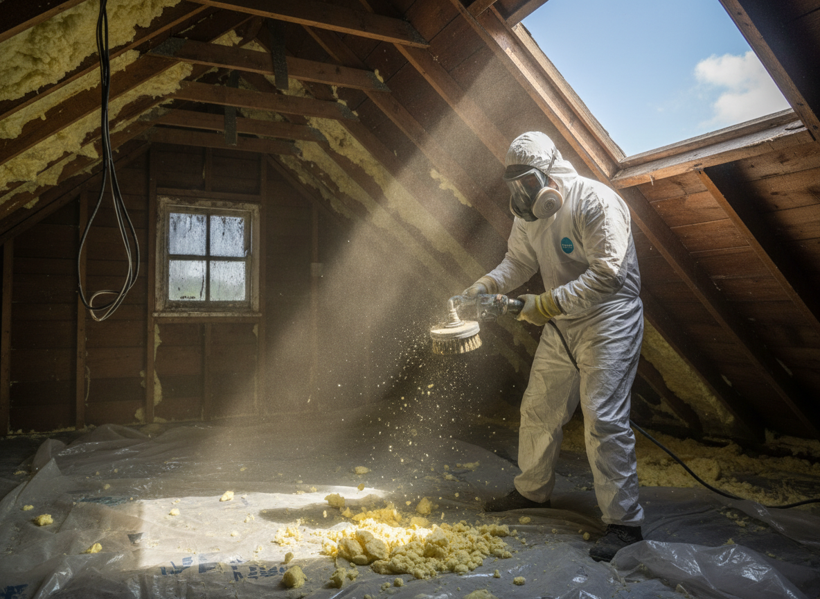 Spray Foam Removal work by Spray Foam Removal Taunton in Taunton, Somerset