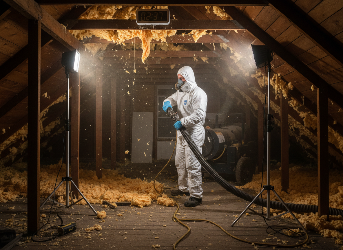 24/7 Spray Foam Removal in Taunton