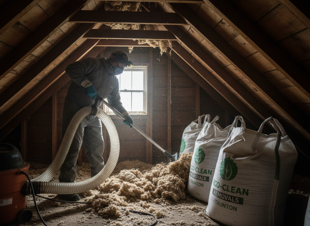 environmentally friendly insulation removal in Taunton