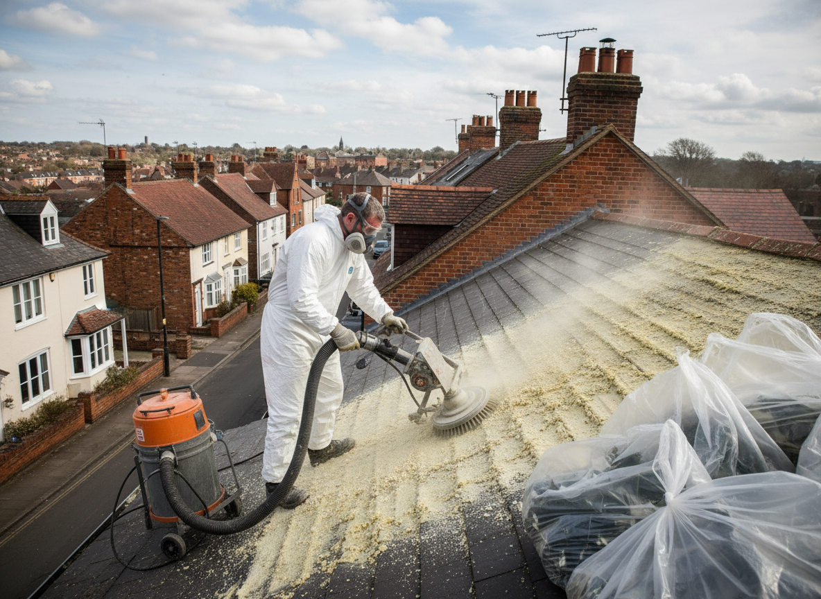 roof spray foam removal in Taunton