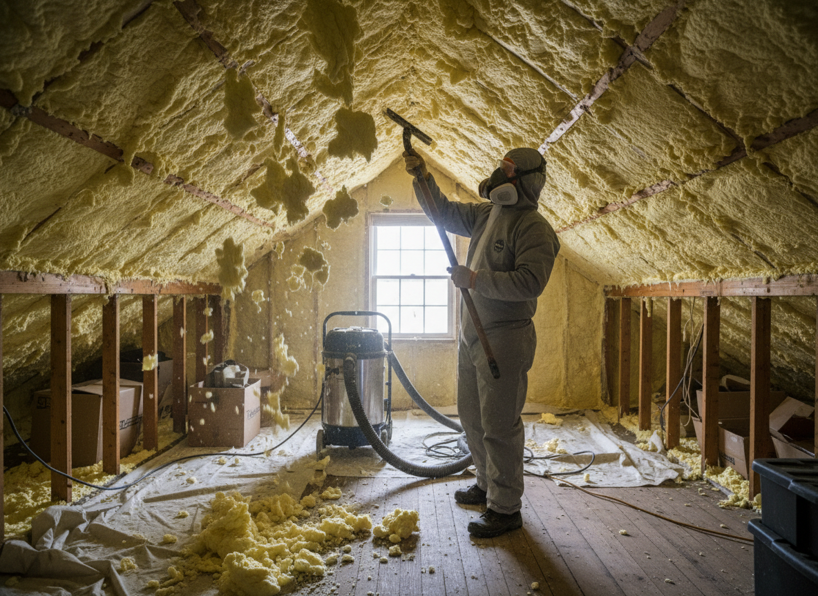 Spray Foam Removal near me in Taunton