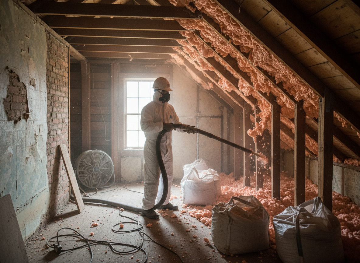 thermal spray foam removal in Taunton